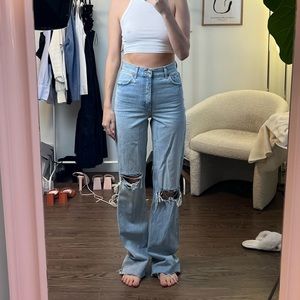 Zara Wide Leg Jeans size 2